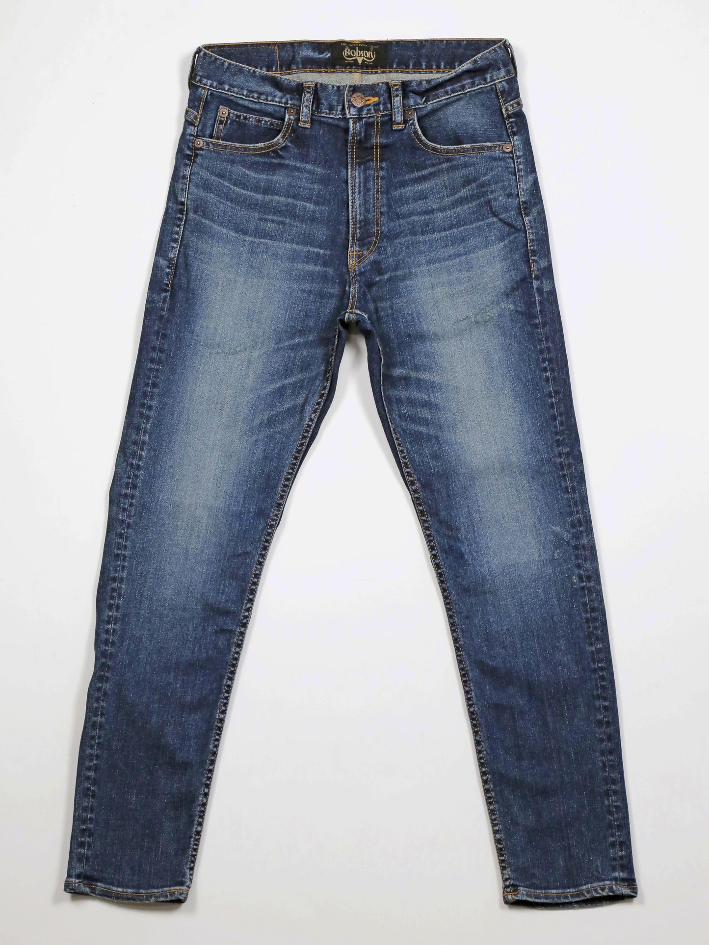 ボブソン | 岡山デニム | BOBSON | テーパードデニム | テーパードジーンズ| ストレッチデニム | ユーズドカラー