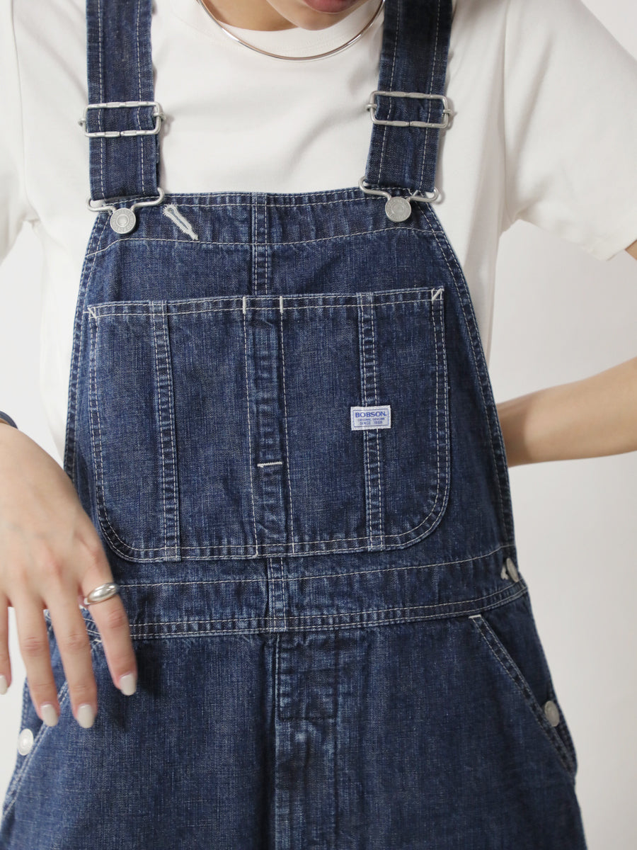 デニムオーバーオール サロペット インディゴカラー ユニセックス
