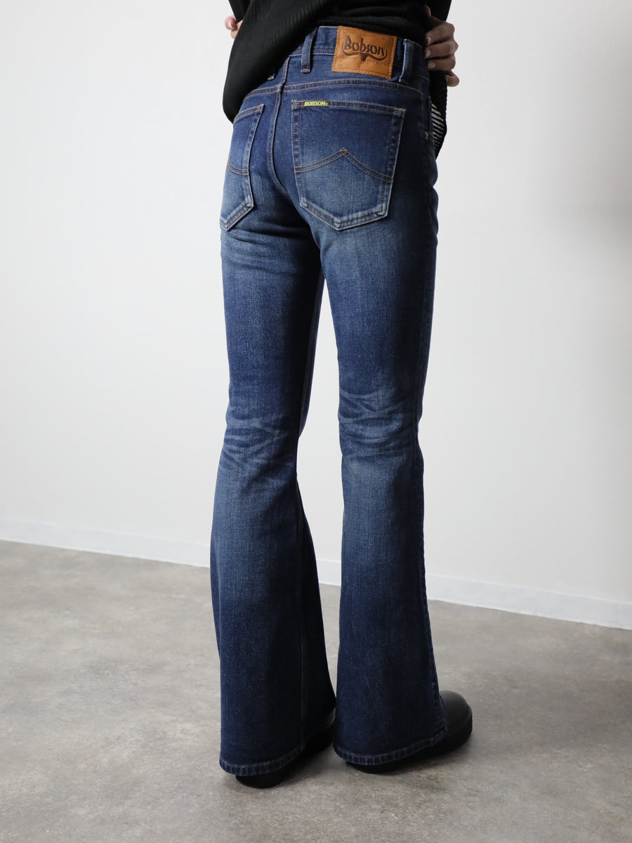 12.5oz ベルボトムジーンズ ユーズドカラー/ユニセックス