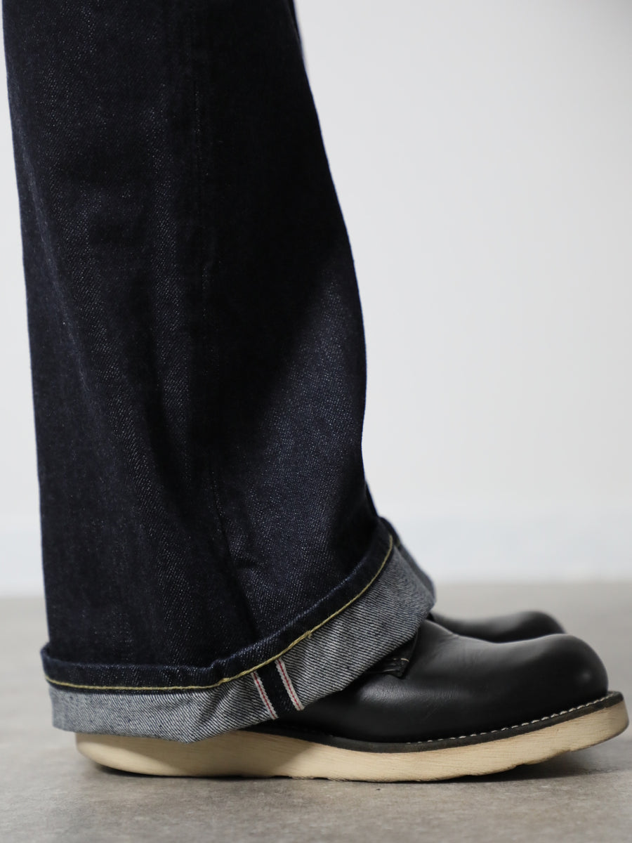 B-1969-XX-F-680 【岡山産 セルビッチデニム】ベルボトム ワンウォッシュ BELL-BOTTOM SELVEDGE DENIM ONEWASH