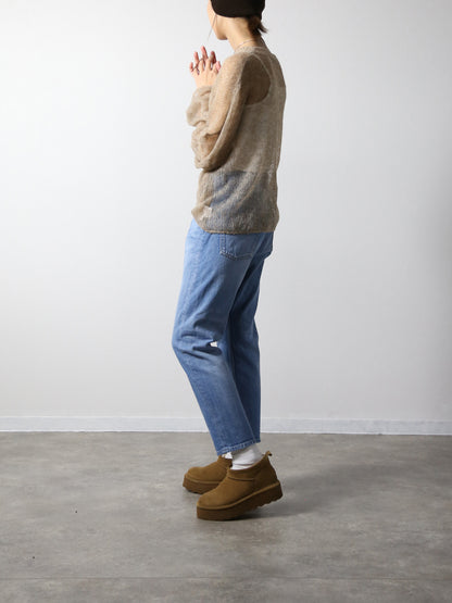 12.5oz ワイドフィットテーパードジーンズ　622型復刻　ブリーチカラー/ユニセックス