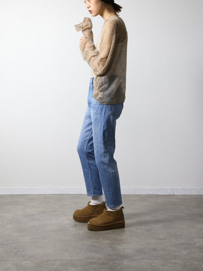 12.5oz ワイドフィットテーパードジーンズ　622型復刻　ブリーチカラー/ユニセックス