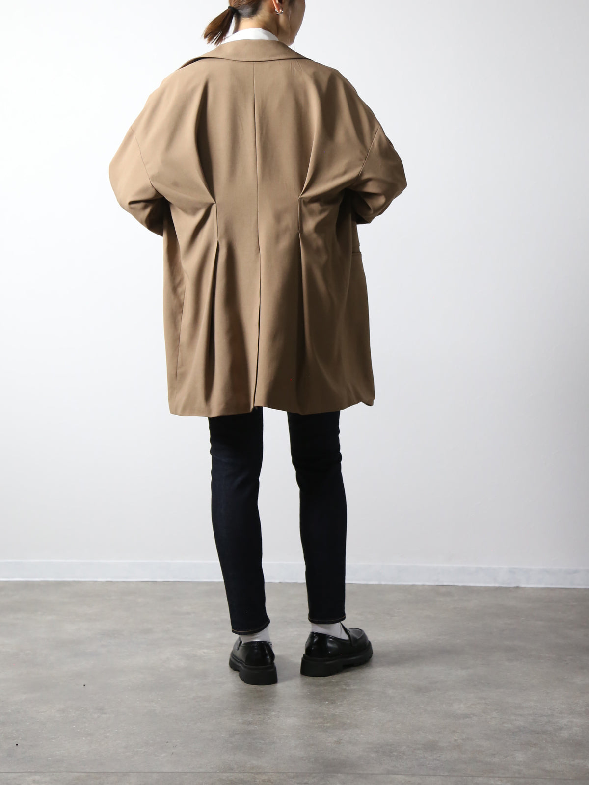 プレミアムジーンズ テーパードストレート　ワンウォッシュ/レディス