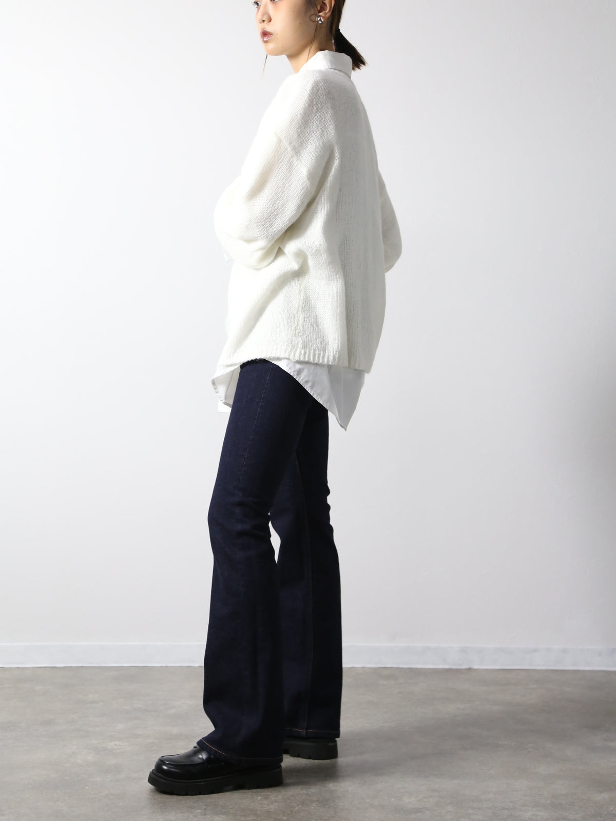 ブーツカットジーンズ　 ワンウォッシュカラー/ユニセックス