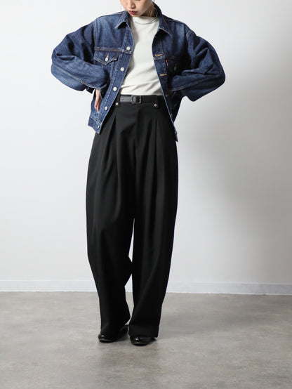 プレミアムデニムジャケット　ヴィンテージウオッシュＧジャン　ユニセックス