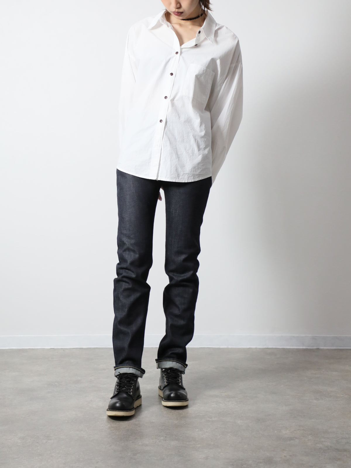 B-1969-XX-J-004　【岡山産 セルビッチデニム】 ジーンズ　Straight Selvedge Denim