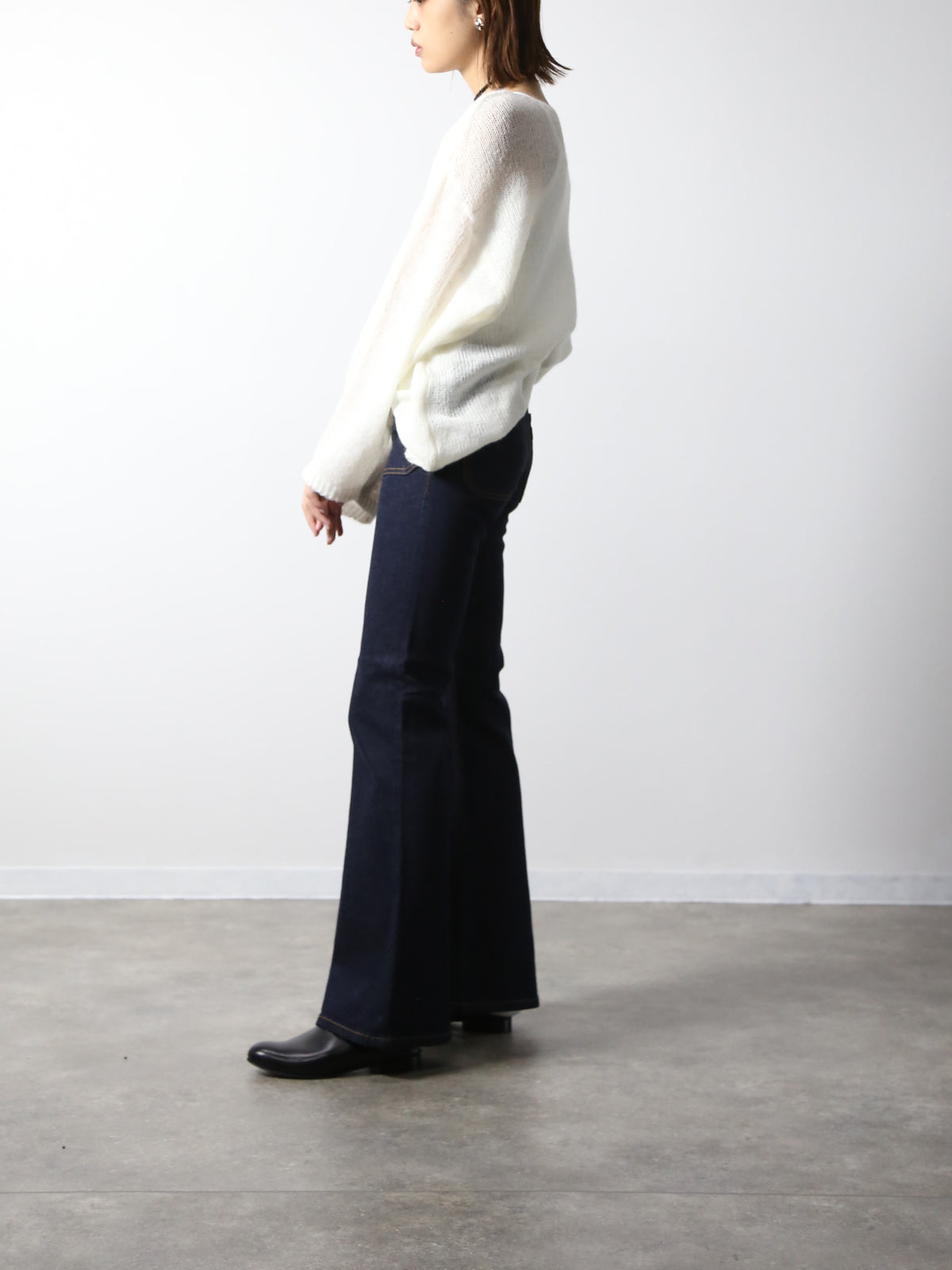 【岡山デニム】ベルボトムジーンズ 貼りポケタイプ