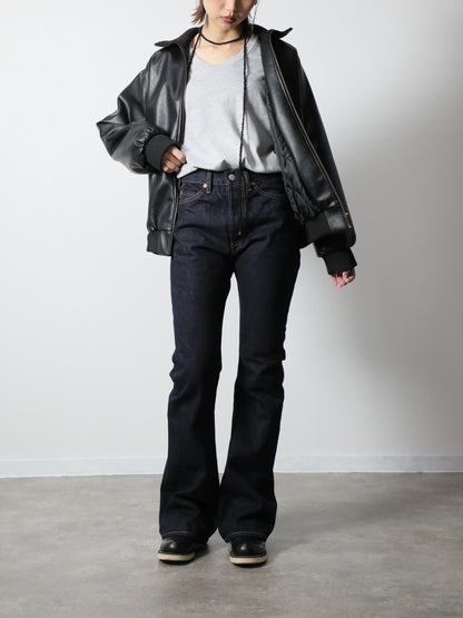 B-1969-XX-F-680 【岡山産 セルビッチデニム】ベルボトム  ワンウォッシュ  BELL-BOTTOM SELVEDGE DENIM ONEWASH