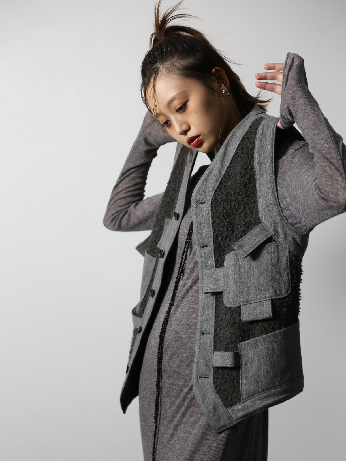 【アーカイブボブソン】ミックスボアベスト