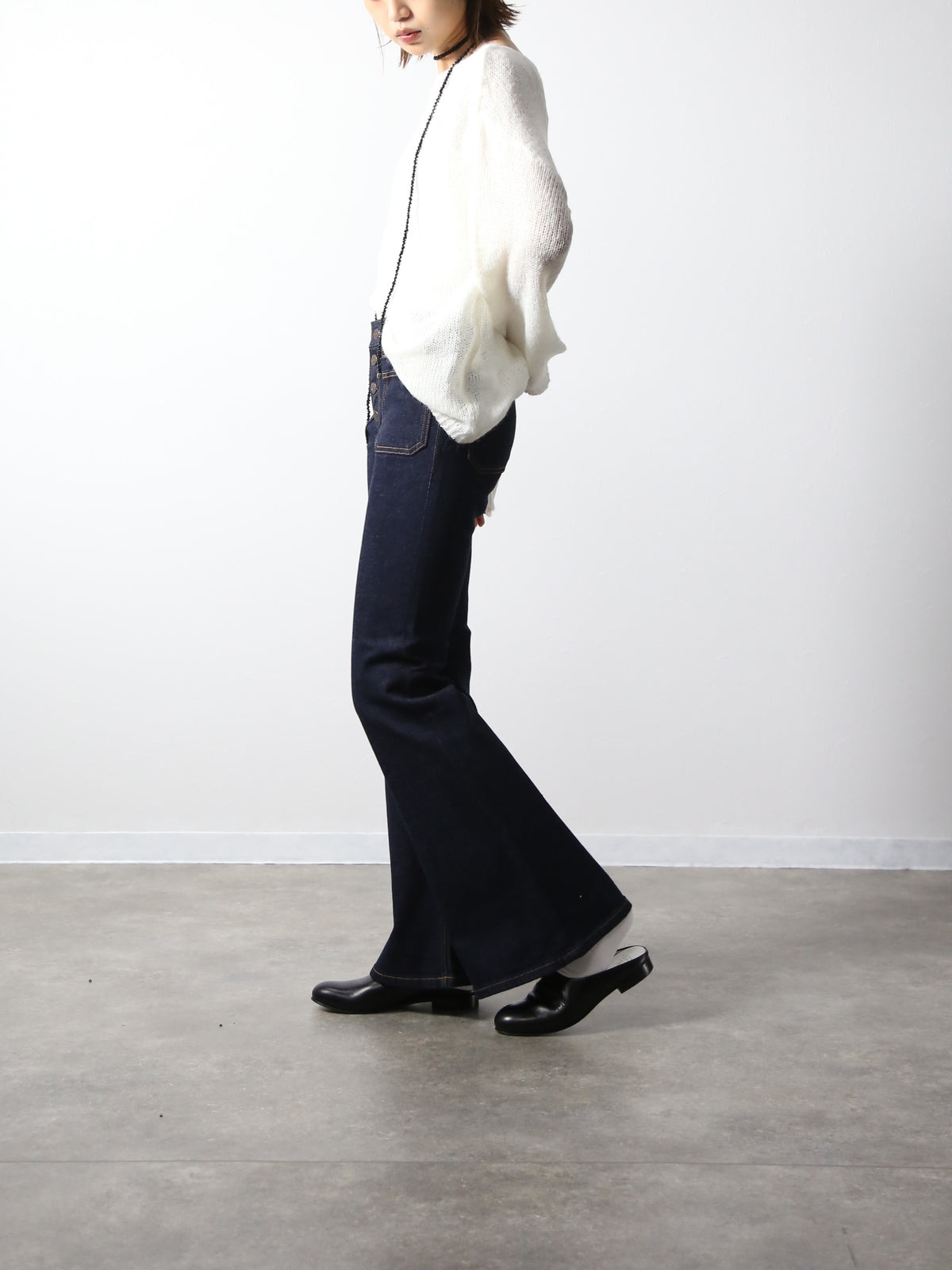 【岡山デニム】ベルボトムジーンズ 貼りポケタイプ