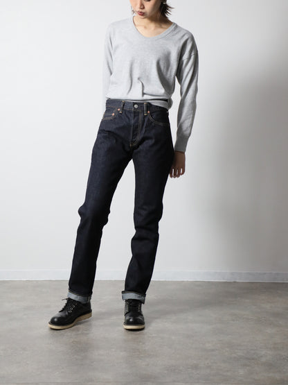 B-1969-XX-J-680　【岡山産 セルビッチデニム】ジーンズワンウオッシュ　Straight Selvedge Denim  Onewash