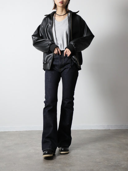 B-1969-XX-F-680 【岡山産 セルビッチデニム】ベルボトム  ワンウォッシュ  BELL-BOTTOM SELVEDGE DENIM ONEWASH