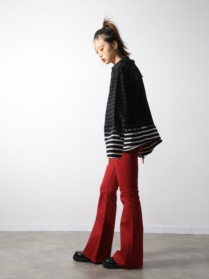 【アーカイブボブソン】フェードボーダーカットソー