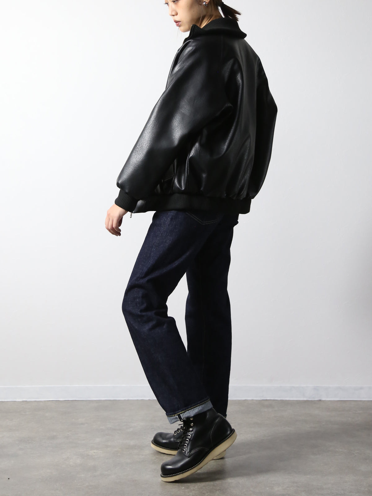 B-1969-XX-RR2011-680 【岡山産 セルビッチデニム】シンチバックジーンズ ワンウォッシュ CINCH BUCKLE SELVEDGE DENIM ONEWASH