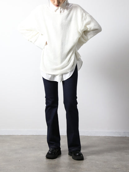 ブーツカットジーンズ　 ワンウォッシュカラー/ユニセックス