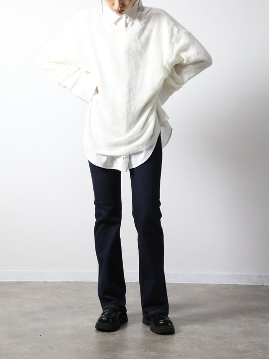 ブーツカットジーンズ　 ワンウォッシュカラー/ユニセックス