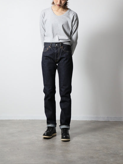 B-1969-XX-J-680　【岡山産 セルビッチデニム】ジーンズワンウオッシュ　Straight Selvedge Denim  Onewash