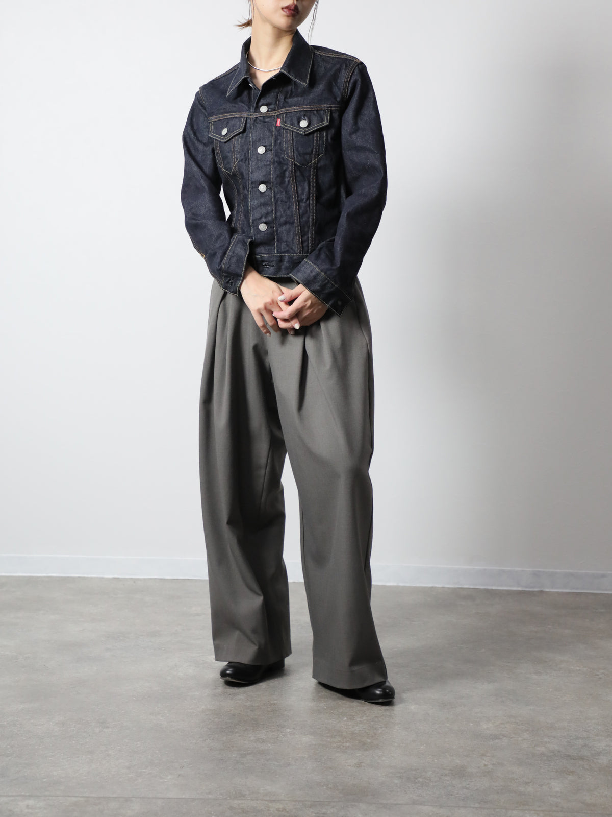 B-1969-XX-G-680　【岡山産 セルビッチデニム】デニムジャケット  Gジャン ワンウオッシュ　Type 3 Selvedge Denim Jacket Onewash