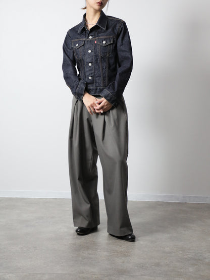 B-1969-XX-G-680　【岡山産 セルビッチデニム】デニムジャケット  Gジャン ワンウオッシュ　Type 3 Selvedge Denim Jacket Onewash