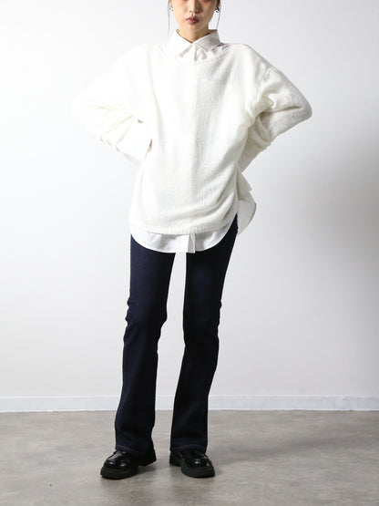 ブーツカットジーンズ　 ワンウォッシュカラー/ユニセックス