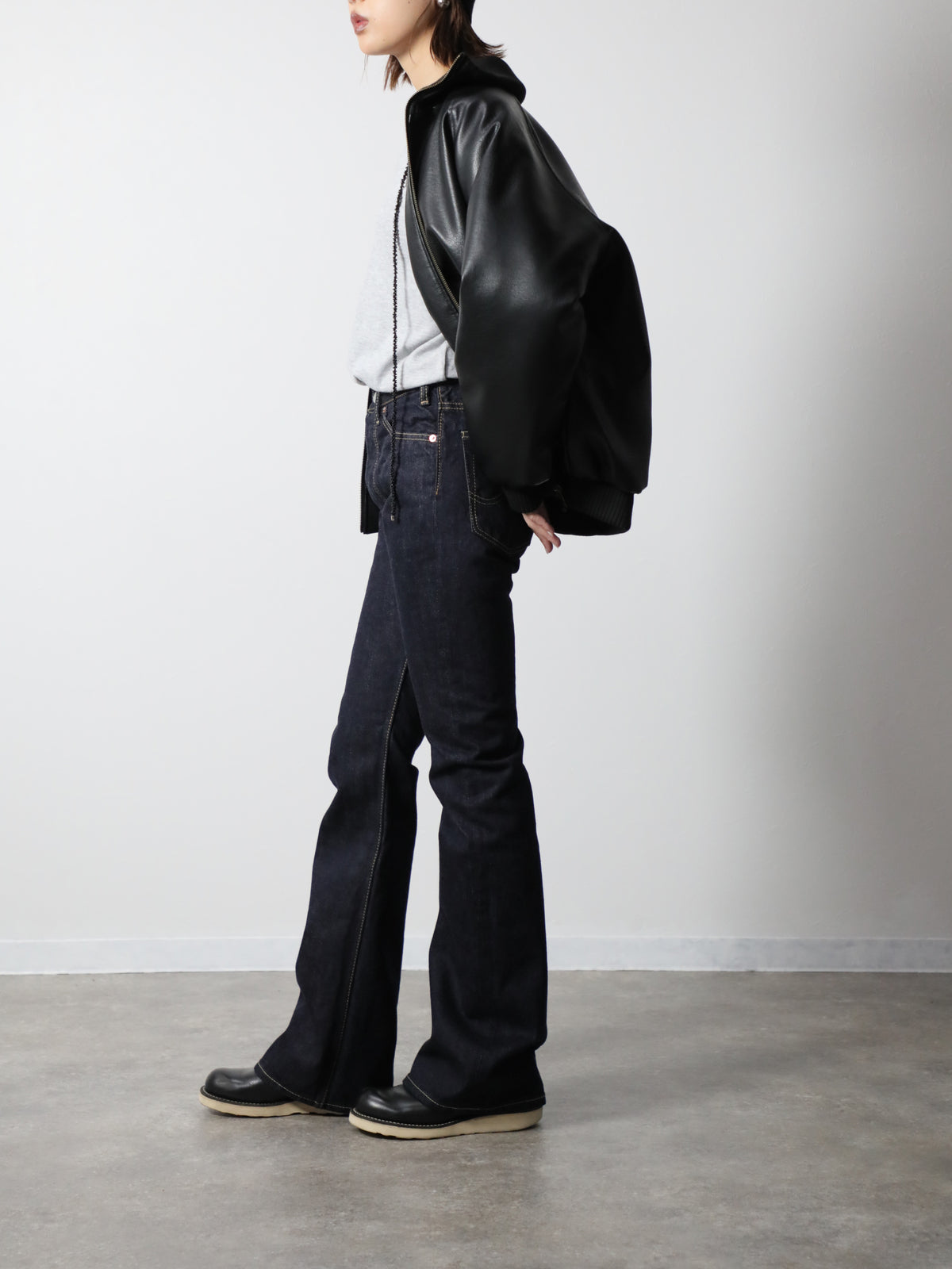 B-1969-XX-F-680 【岡山産 セルビッチデニム】ベルボトム  ワンウォッシュ  BELL-BOTTOM SELVEDGE DENIM ONEWASH