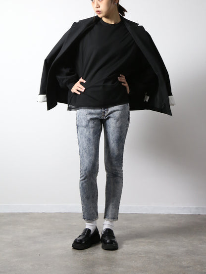 プレミアムジーンズ テーパードストレート　クラウドケミカルカラー/レディス