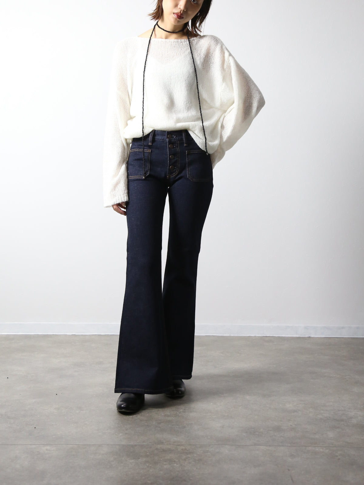 【岡山デニム】ベルボトムジーンズ 貼りポケタイプ