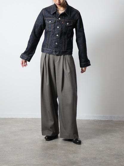 B-1969-XX-G-680　【岡山産 セルビッチデニム】デニムジャケット  Gジャン ワンウオッシュ　Type 3 Selvedge Denim Jacket Onewash
