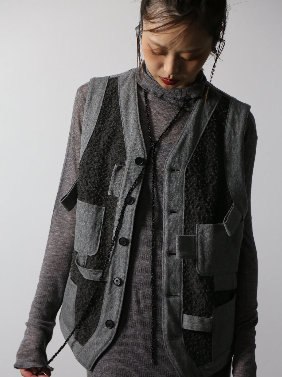 【アーカイブボブソン】ミックスボアベスト