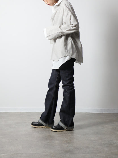 B-1969-XX-F-004 【岡山産 セルビッチデニム】ベルボトム リジッド  BELL-BOTTOM SELVEDGE DENIM RIGID