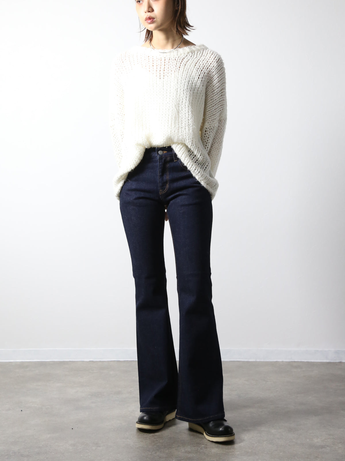 【岡山デニム】ベルボトムジーンズ ５ポケットタイプ