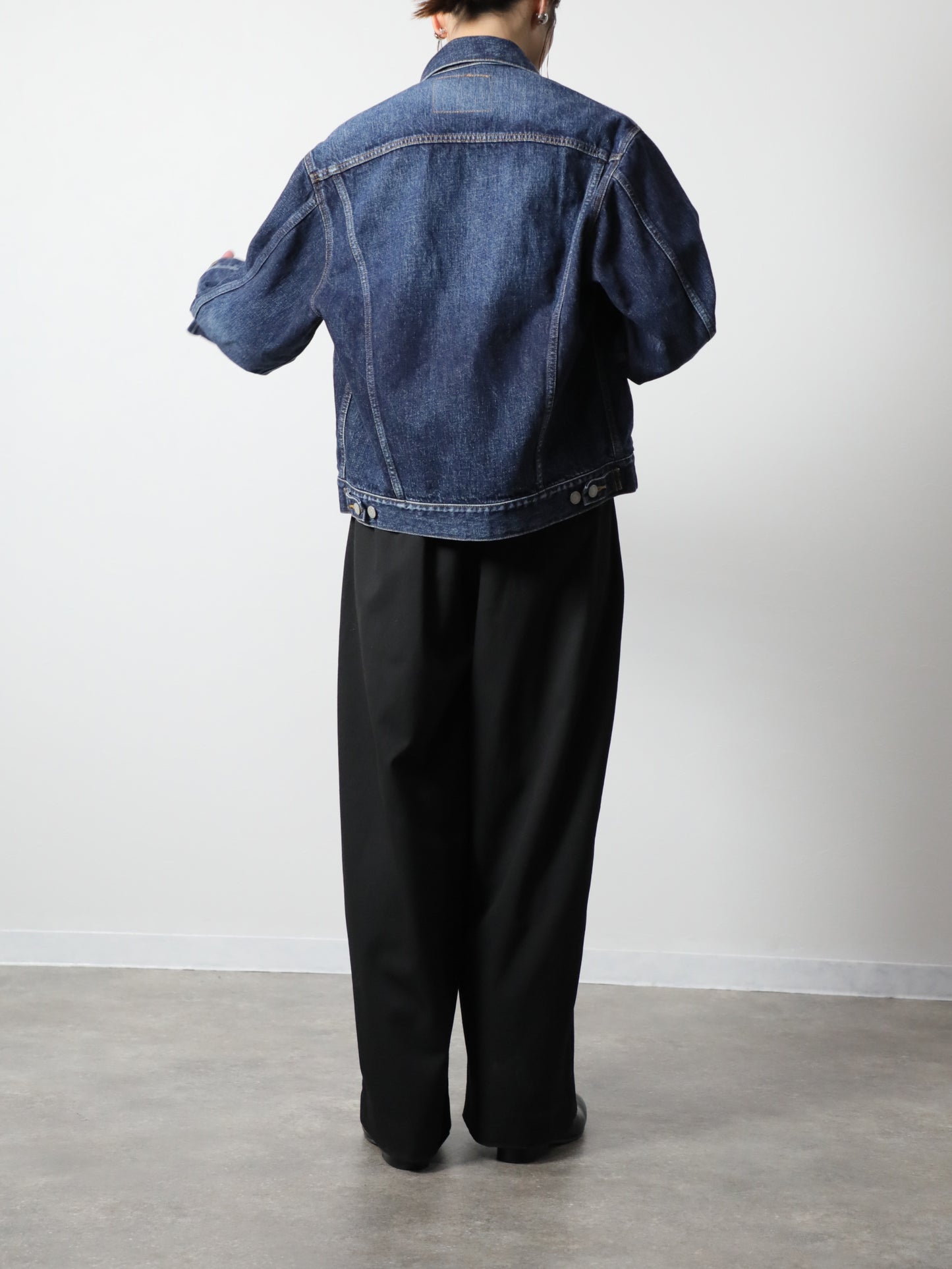 プレミアムデニムジャケット　ヴィンテージウオッシュＧジャン　ユニセックス