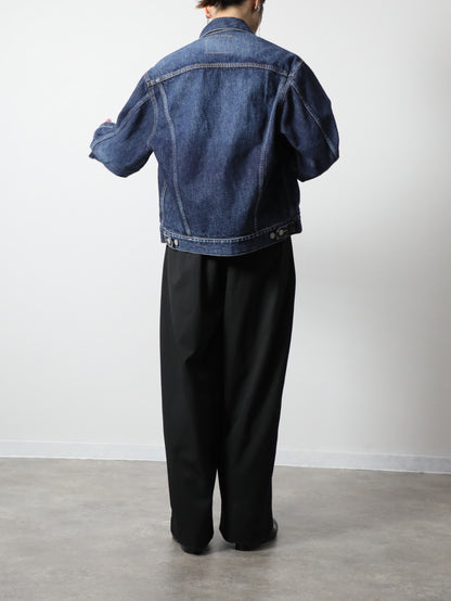 プレミアムデニムジャケット　ヴィンテージウオッシュＧジャン　ユニセックス