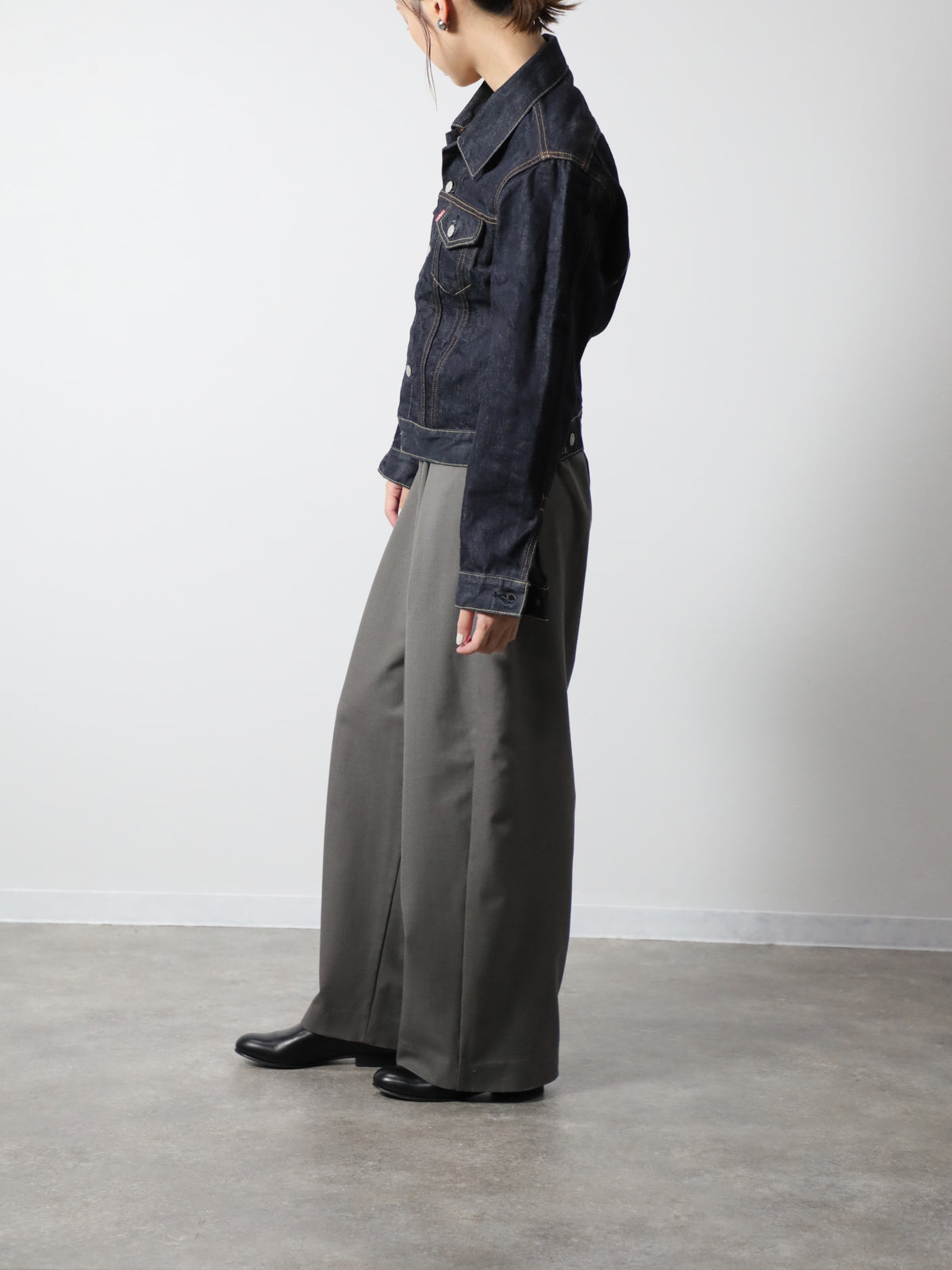 B-1969-XX-G-680　【岡山産 セルビッチデニム】デニムジャケット  Gジャン ワンウオッシュ　Type 3 Selvedge Denim Jacket Onewash