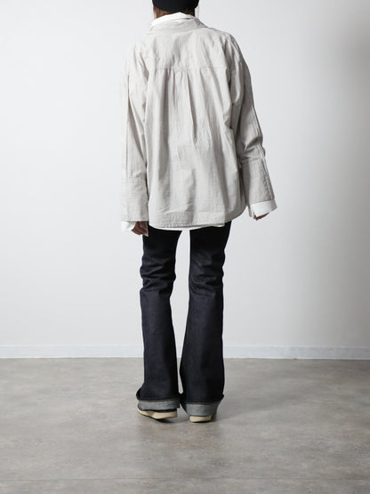 B-1969-XX-F-004 【岡山産 セルビッチデニム】ベルボトム リジッド  BELL-BOTTOM SELVEDGE DENIM RIGID