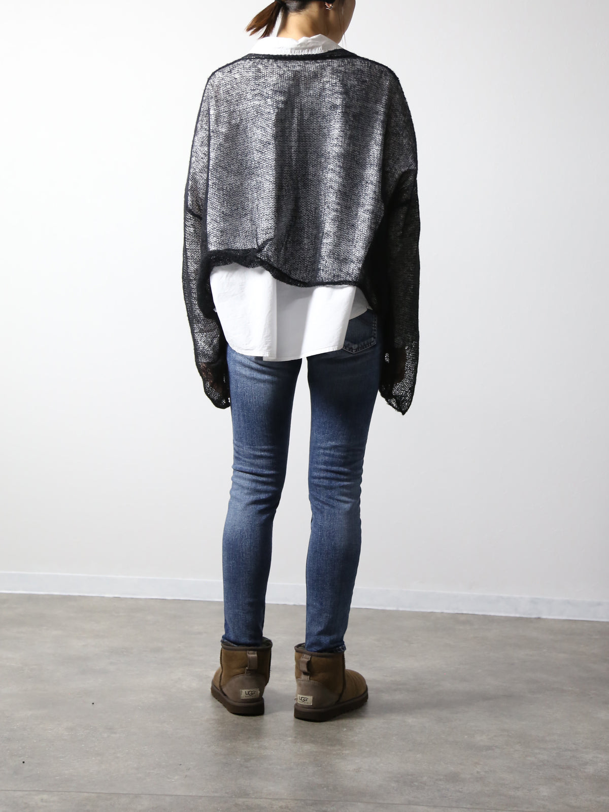 プレミアムジーンズ テーパードストレート　ブリーチリメイクカラー/レディス