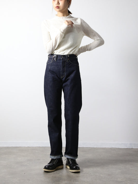 B-1969-XX-RR2011-680 【岡山産 セルビッチデニム】シンチバックジーンズ ワンウォッシュ CINCH BUCKLE SELVEDGE DENIM ONEWASH