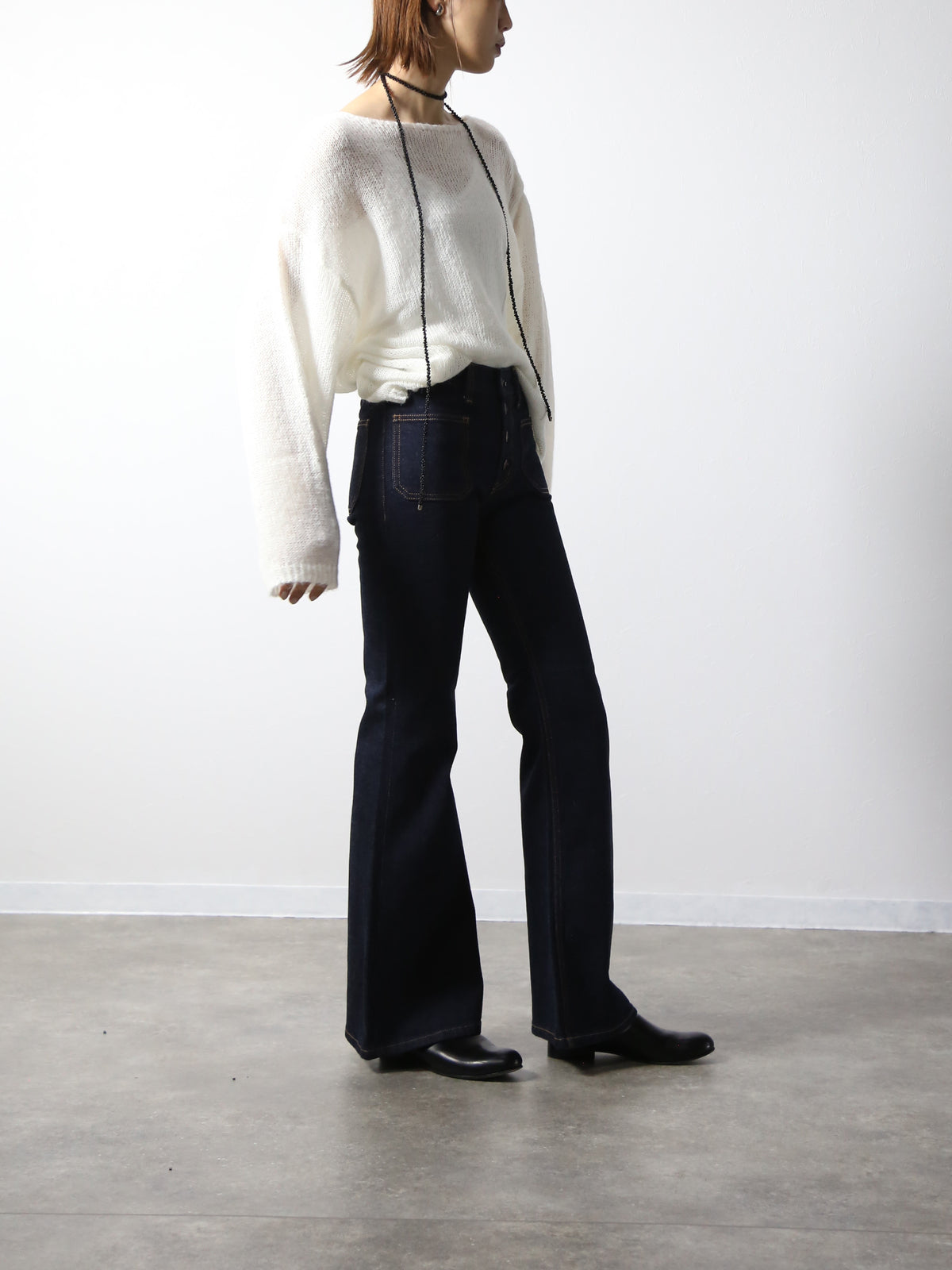 【岡山デニム】ベルボトムジーンズ 貼りポケタイプ