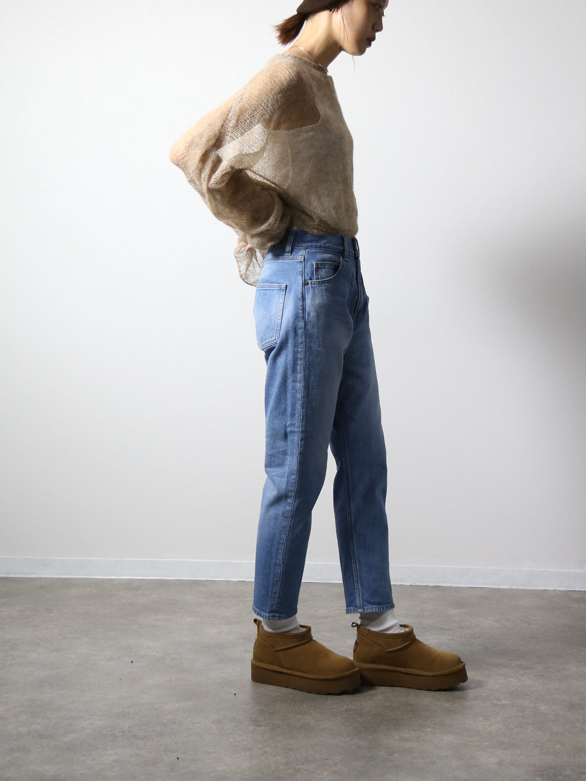 12.5oz ワイドフィットテーパードジーンズ　622型復刻　ブリーチカラー/ユニセックス