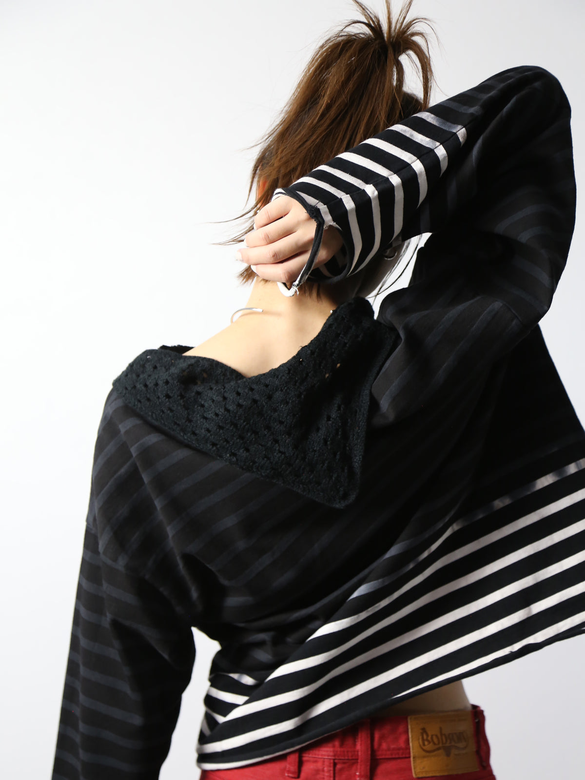 【アーカイブボブソン】フェードボーダーカットソー