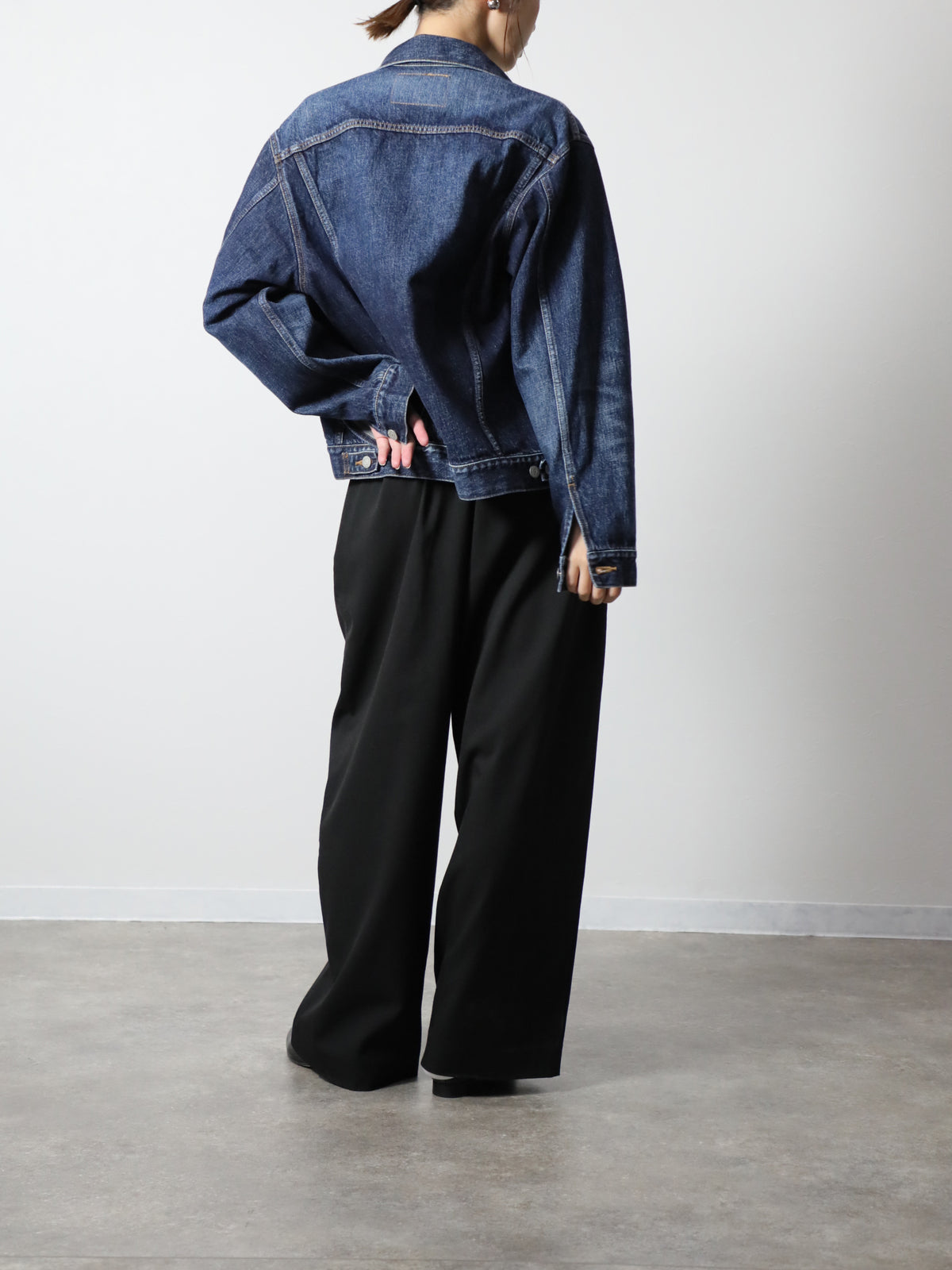 プレミアムデニムジャケット ヴィンテージウオッシュGジャン