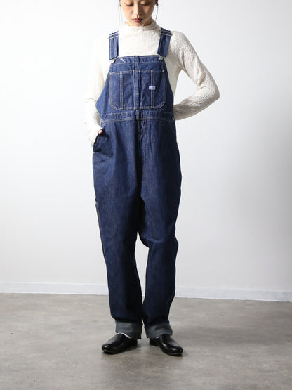 デニムオーバーオール　サロペット　インディゴカラー　ユニセックス