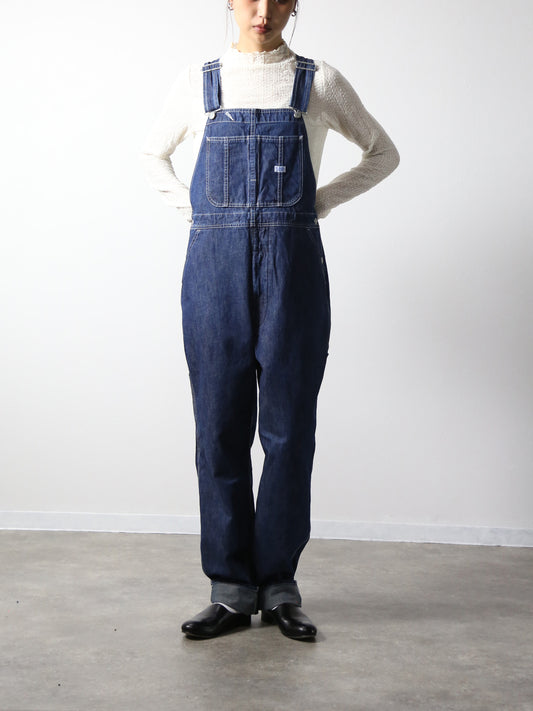 デニムオーバーオール　サロペット　インディゴカラー　ユニセックス