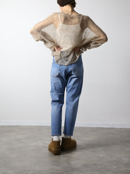 12.5oz ワイドフィットテーパードジーンズ　622型復刻　ブリーチカラー/ユニセックス