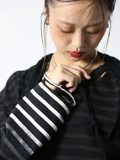 【アーカイブボブソン】フェードボーダーカットソー