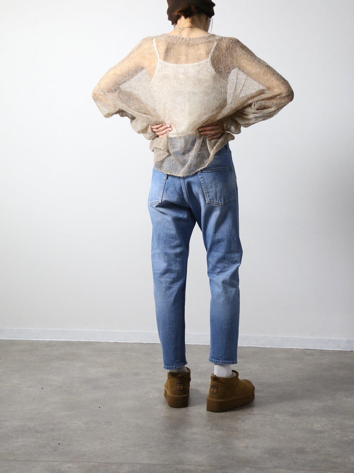 12.5oz ワイドフィットテーパードジーンズ　622型復刻　ブリーチカラー/ユニセックス