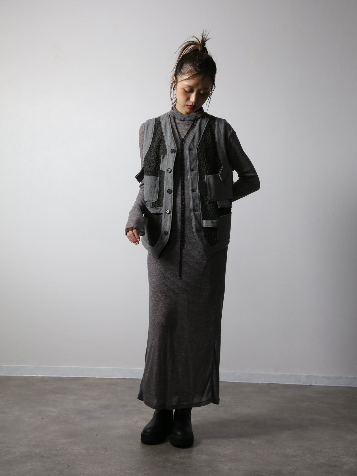 【アーカイブボブソン】ミックスボアベスト