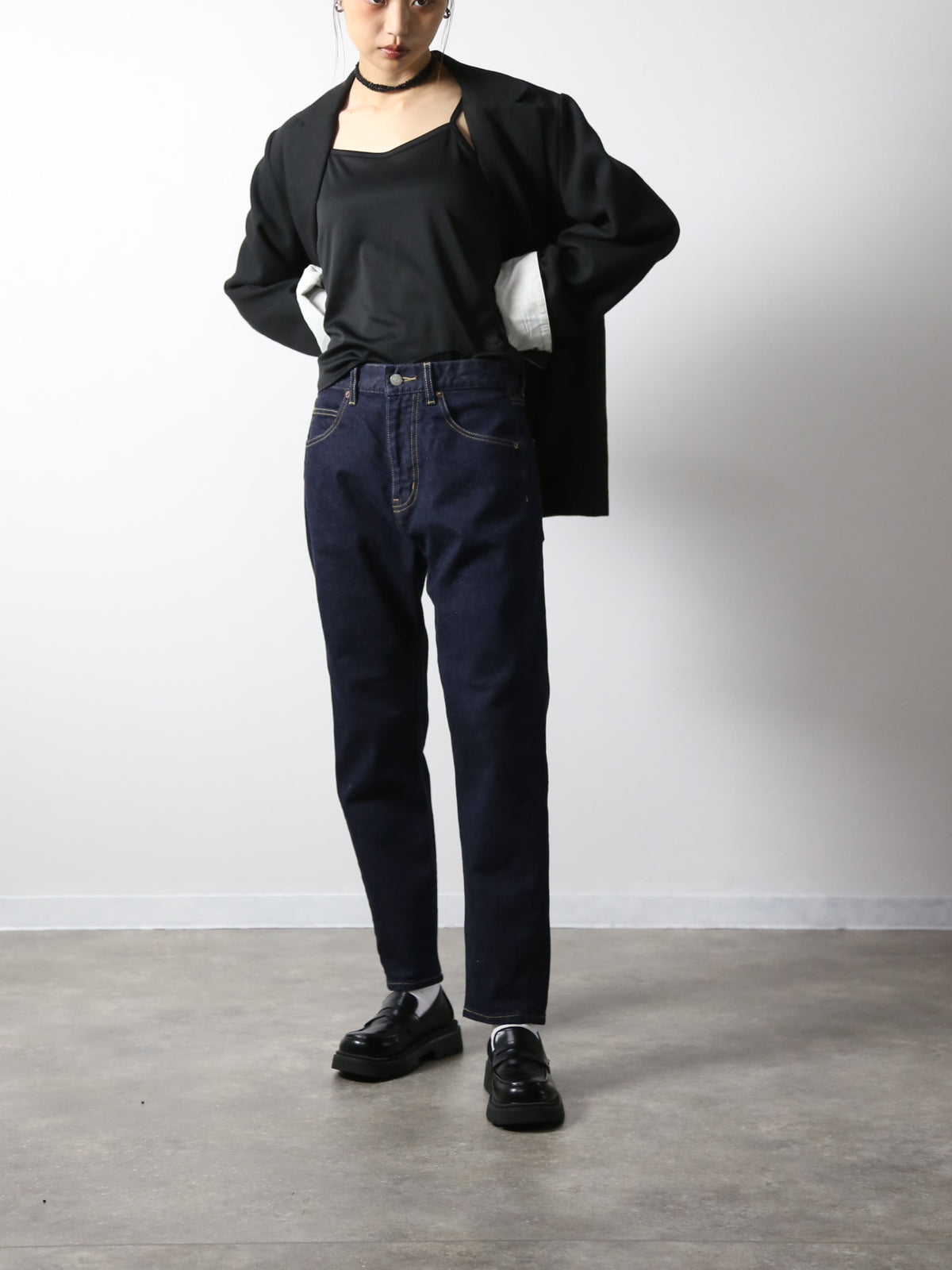 12.5oz ワイドフィットテーパードジーンズ　622型復刻　ワンウォッシュカラー/ユニセックス