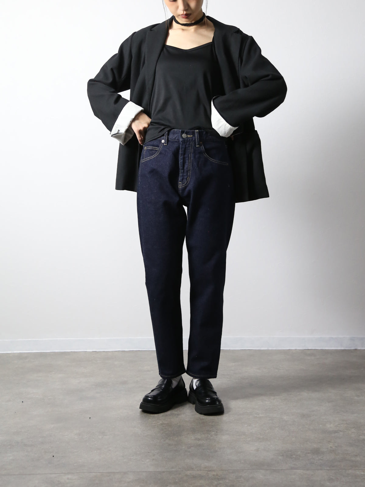 12.5oz ワイドフィットテーパードジーンズ　622型復刻　ワンウォッシュカラー/ユニセックス