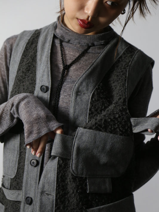 【アーカイブボブソン】ミックスボアベスト